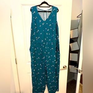 Teal Jumpsuit, Size 2X